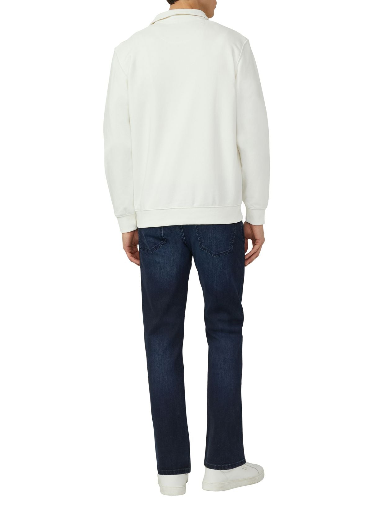 S.OLIVER Sweatshirt mit Troyer-Kragen