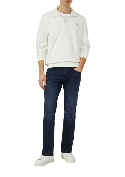 S.OLIVER Sweatshirt mit Troyer-Kragen