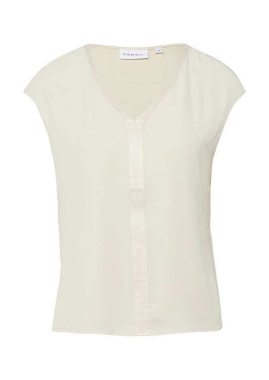 COMMA Blusenshirt mit Satinkante 40