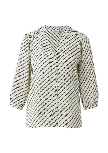 COMMA Gemusterte Chiffon-Bluse 36