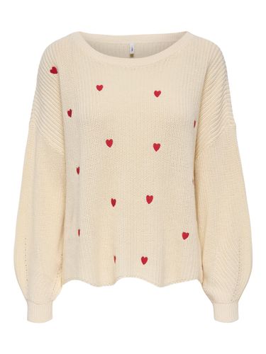 ONLY ONLHILDE LS EMB PULLOVER EX KNT XL