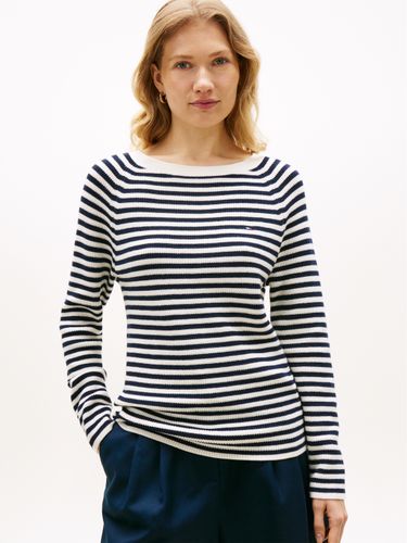TOMMY HILFIGER CO CARDI FINE GG LS BOAT-NK SWT S