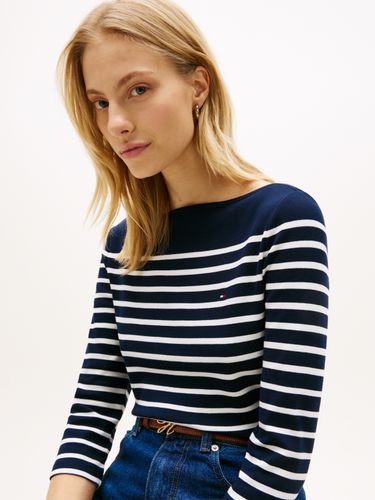 TOMMY HILFIGER SLIM CODY BOAT-NK 3/4SLV