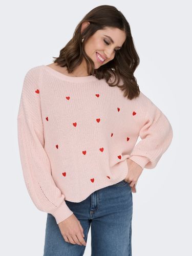 ONLY ONLHILDE LS EMB PULLOVER EX KNT