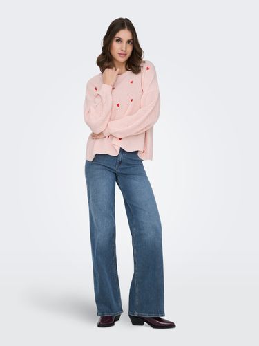 ONLY ONLHILDE LS EMB PULLOVER EX KNT