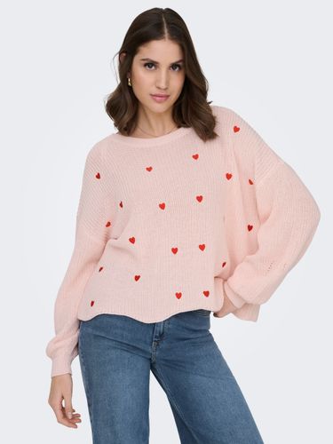 ONLY ONLHILDE LS EMB PULLOVER EX KNT