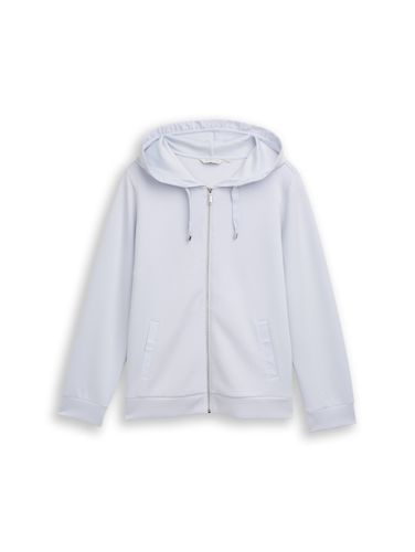 TOM TAILOR Plus Size - Hoodie Sweatjacke aus Scuba 54