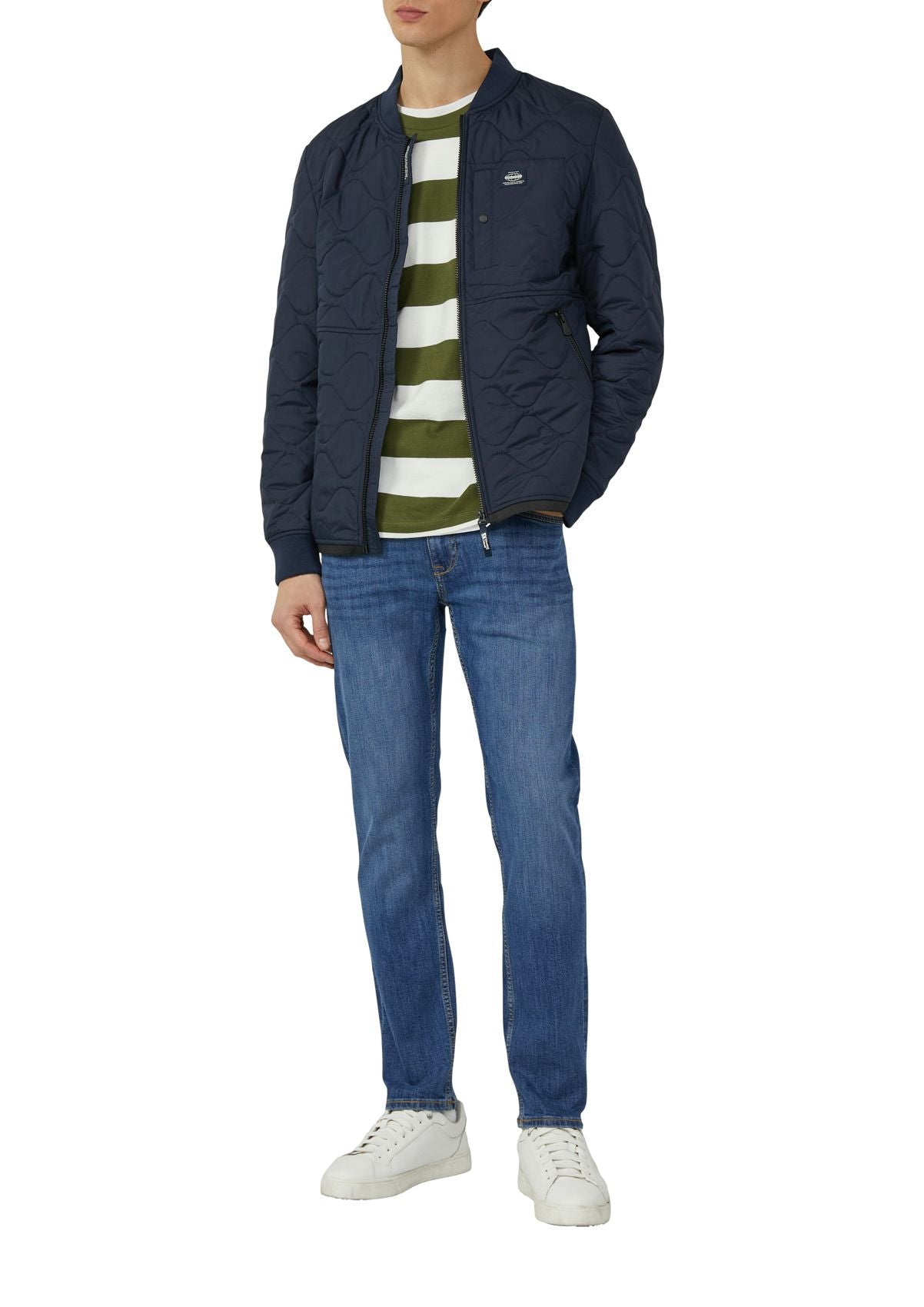 S.OLIVER Gestreiftes Langarmshirt