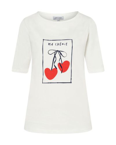 MORE & MORE T-Shirt mit Kirschen-Print