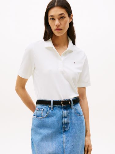 TOMMY HILFIGER 1985 REG PIQUE POLO SS XS