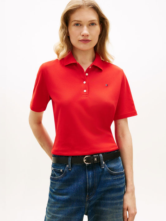 TOMMY HILFIGER Piqué-Poloshirt, Regular Fit, 1985