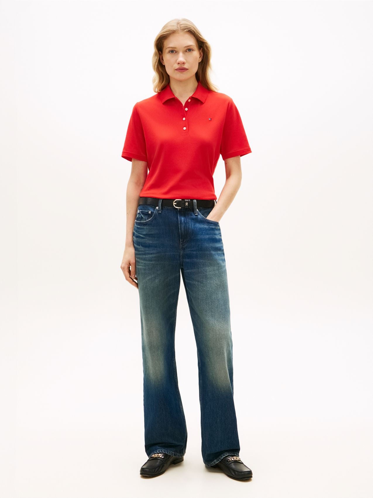 TOMMY HILFIGER Piqué-Poloshirt, Regular Fit, 1985