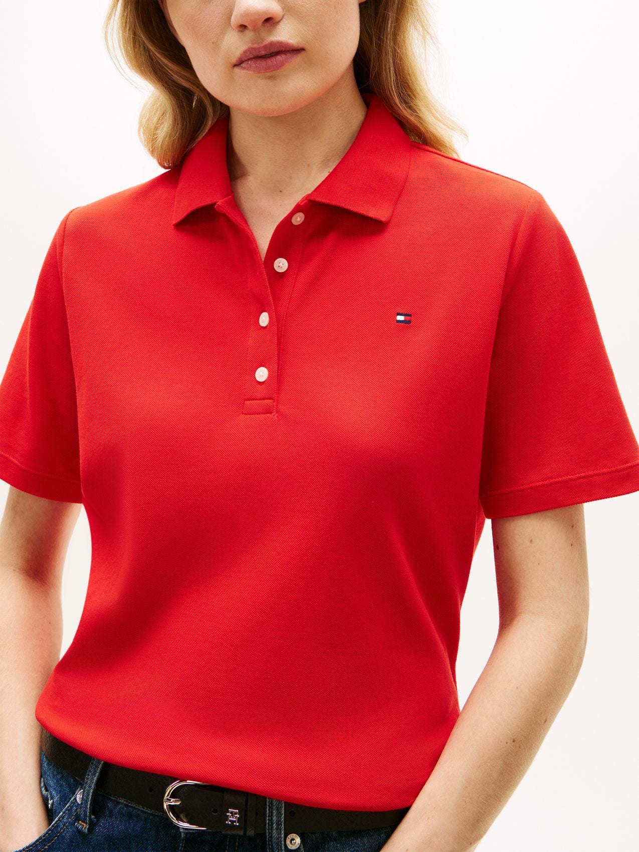 TOMMY HILFIGER Piqué-Poloshirt, Regular Fit, 1985