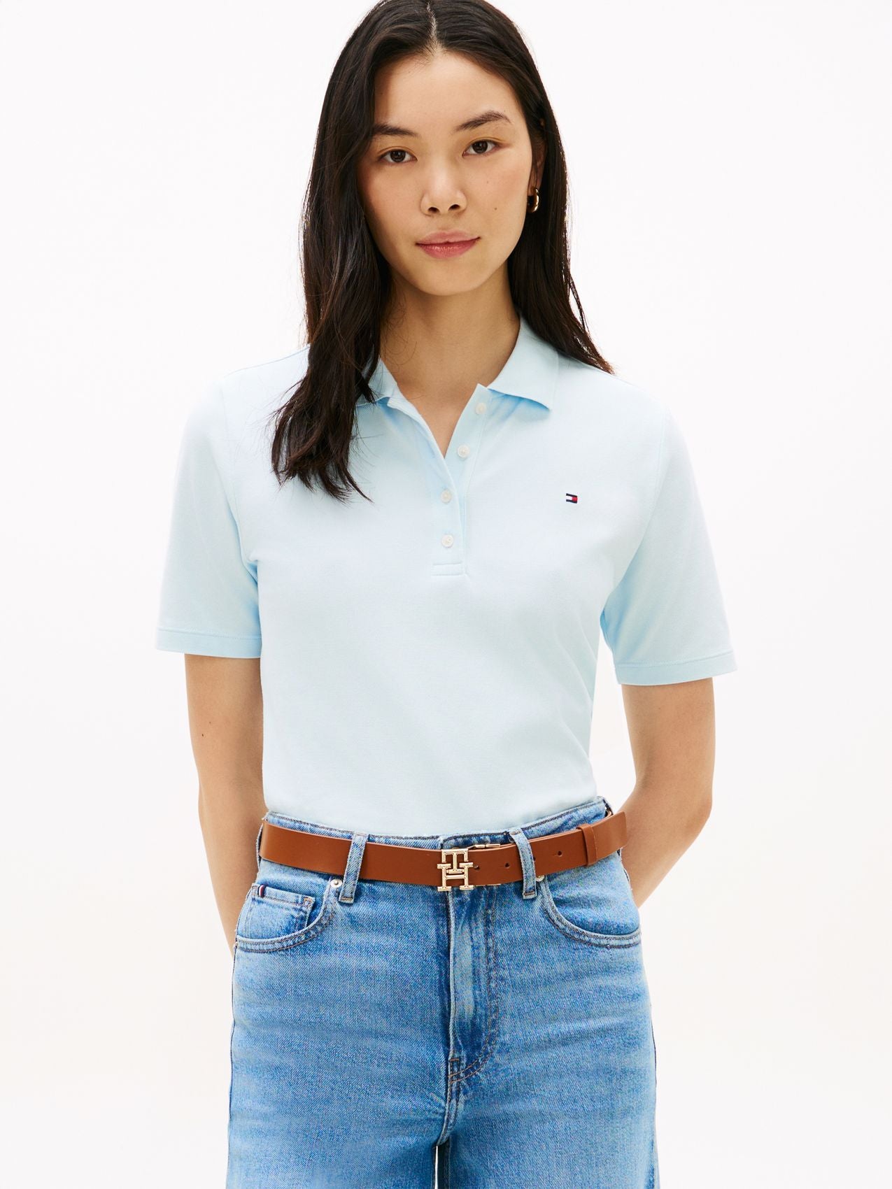 TOMMY HILFIGER Piqué-Poloshirt, Regular Fit, 1985