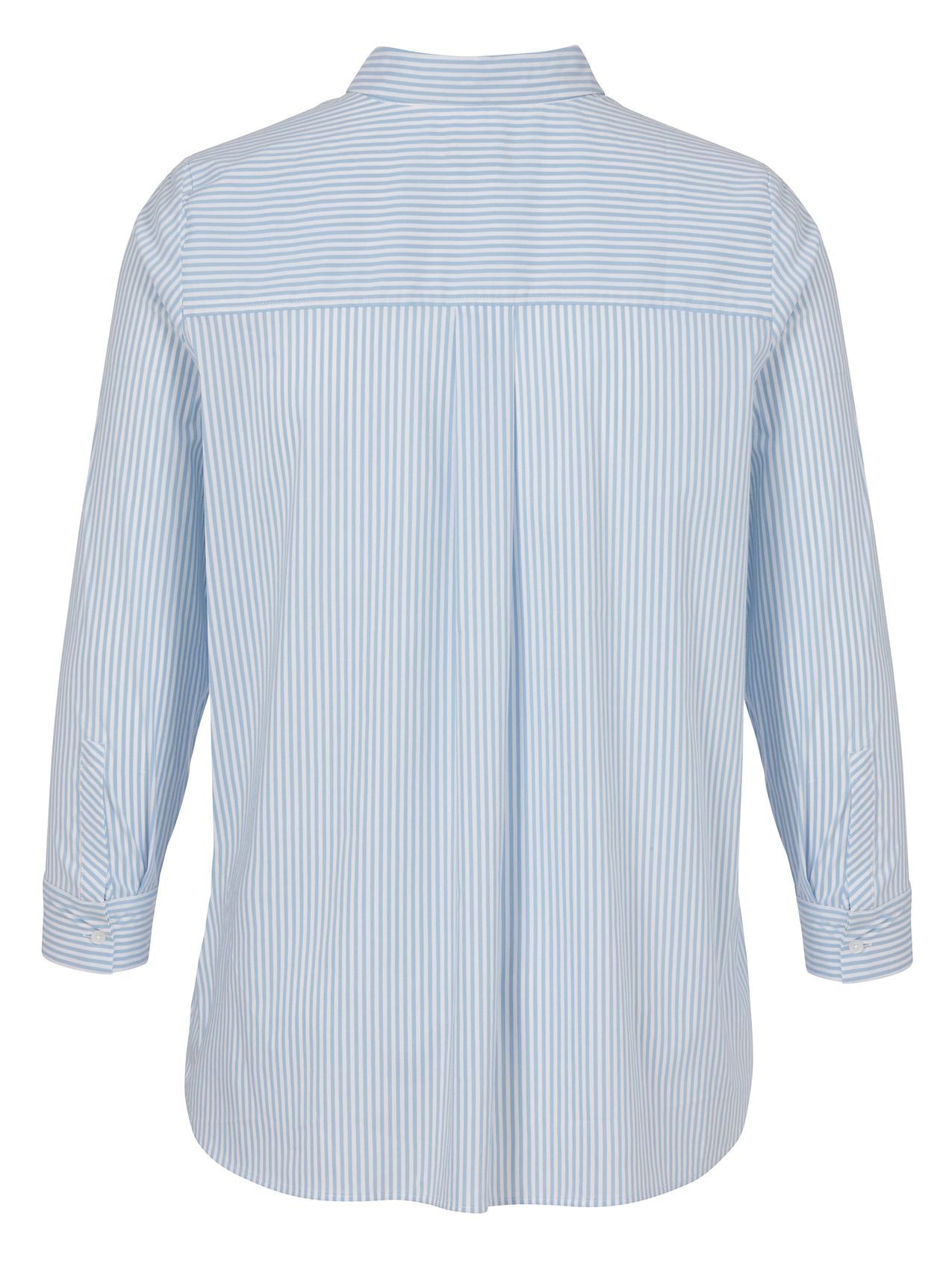 Bluse Hemdkragen 1/1 Arm  Streifen