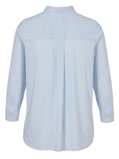 Bluse Hemdkragen 1/1 Arm  Streifen