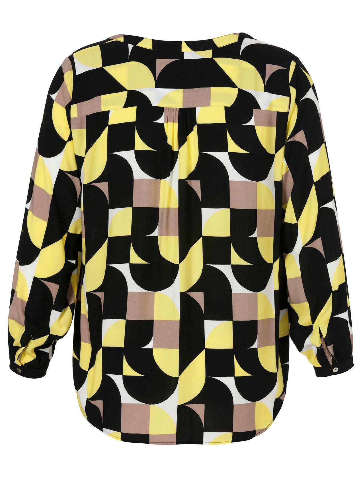 VIA APPIA Bluse V-Ausschnitt 1/1 Arm Druck