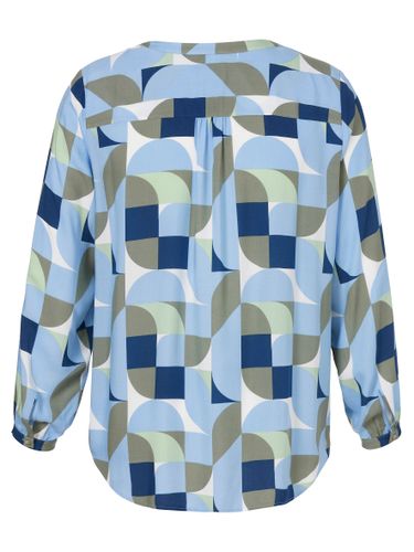 VIA APPIA Bluse V-Ausschnitt 1/1 Arm Druck