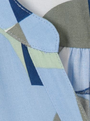 VIA APPIA Bluse V-Ausschnitt 1/1 Arm Druck