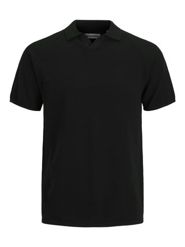JACK & JONES JJHILL KNIT SPLIT NECK SS26 PLS