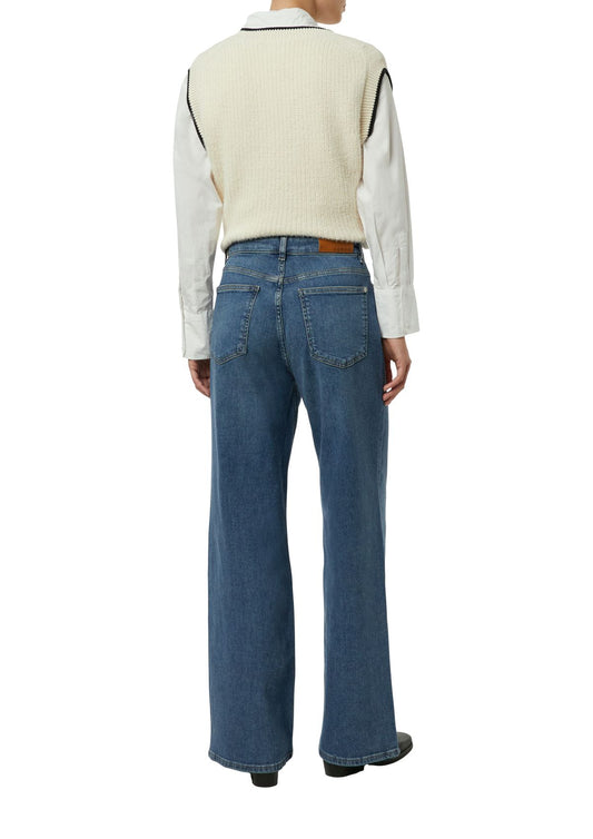 COMMA Elastische Wide Leg Jeans