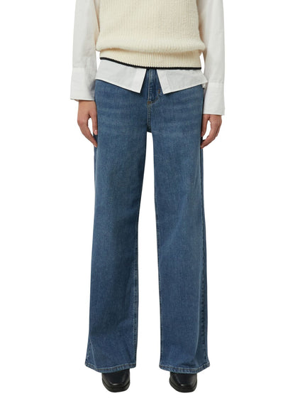 COMMA Elastische Wide Leg Jeans