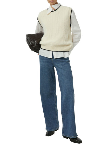 COMMA Elastische Wide Leg Jeans