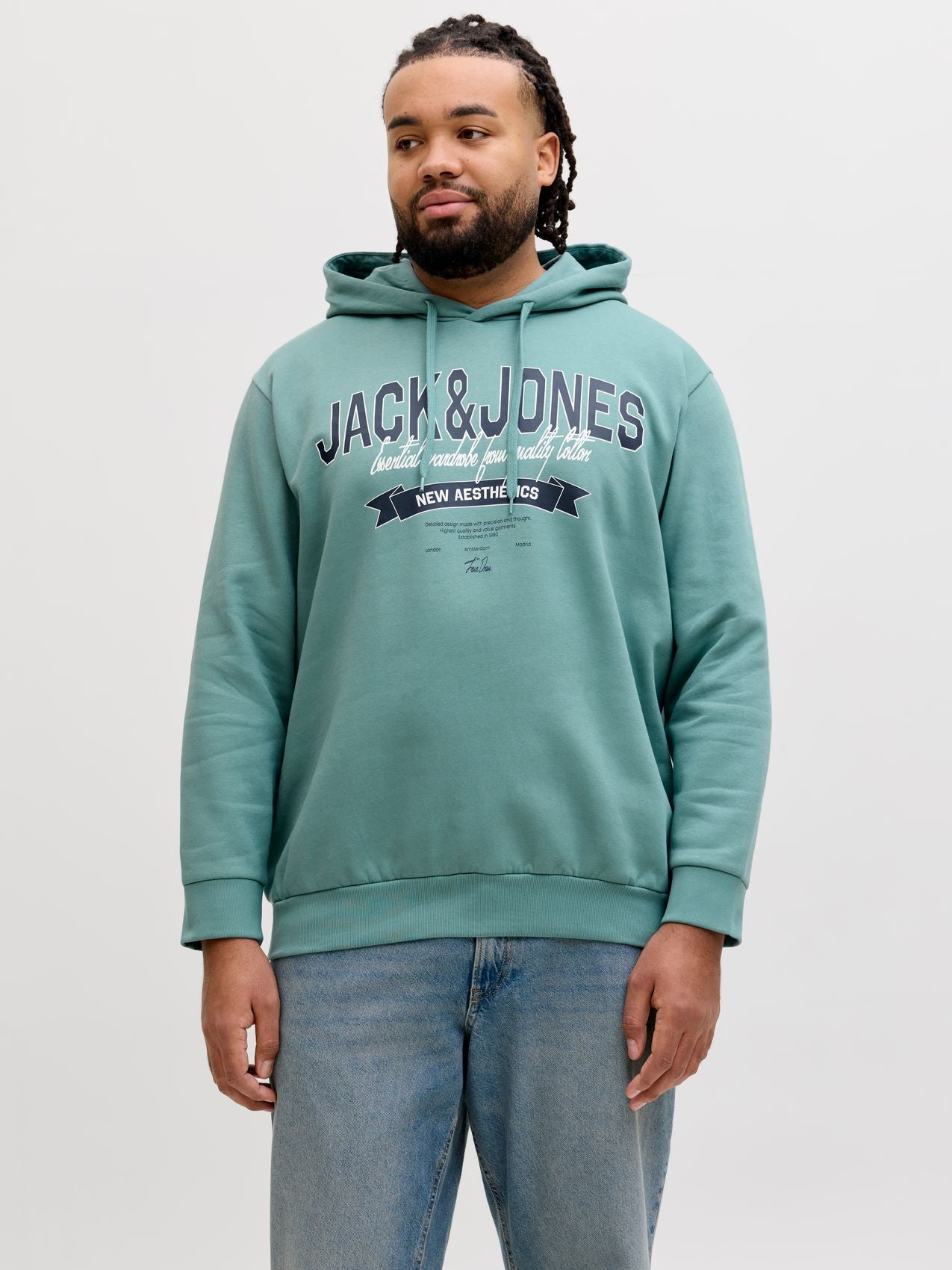 JACK & JONES JJELOGO SWEAT HOOD 2 COL 25/26 NOOS PLS