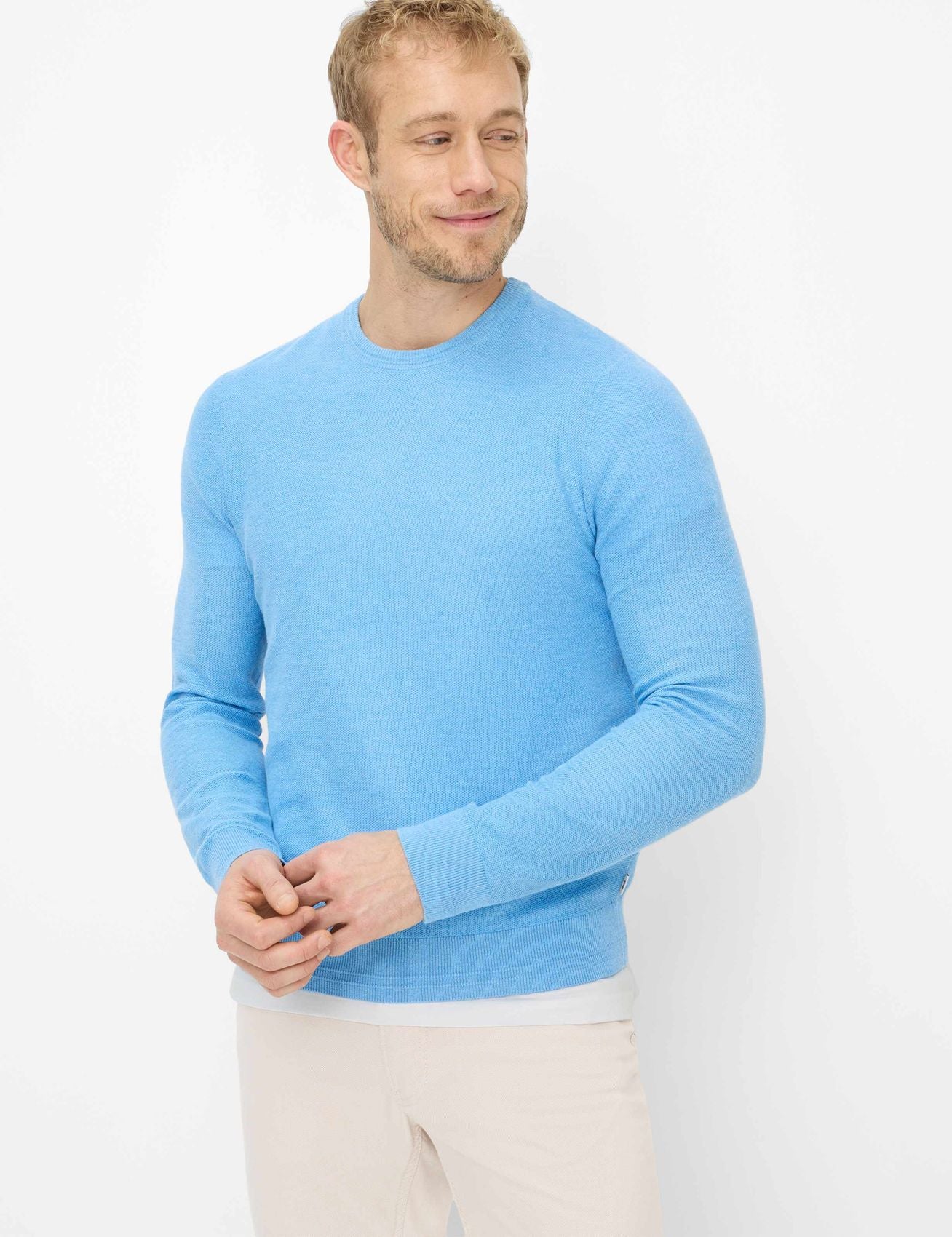 BRAX Strukturierter Strickpullover "Rick"