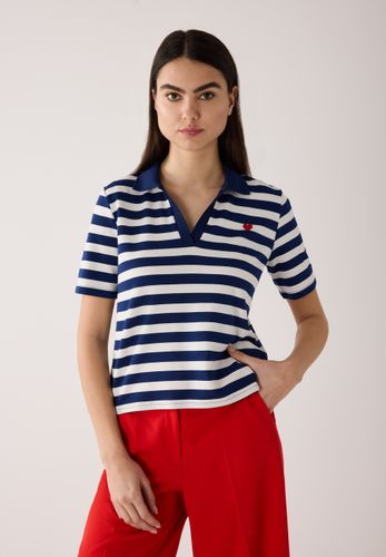 MORE & MORE Streifen Polshirt 40