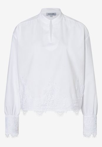 MORE & MORE Bluse mit Spitzenbesatz 44