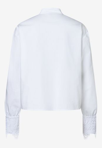 MORE & MORE Bluse mit Spitzenbesatz