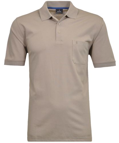 RAGMAN Softknit-Polo mit Brusttasche, kurzarm L