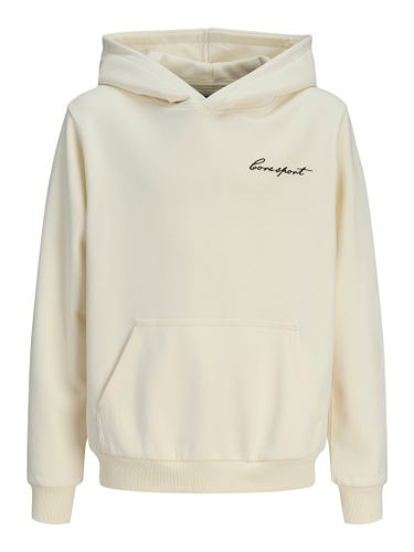 JACK & JONES JCODUST SCRIPT SWEAT HOOD SA26 JNR 176