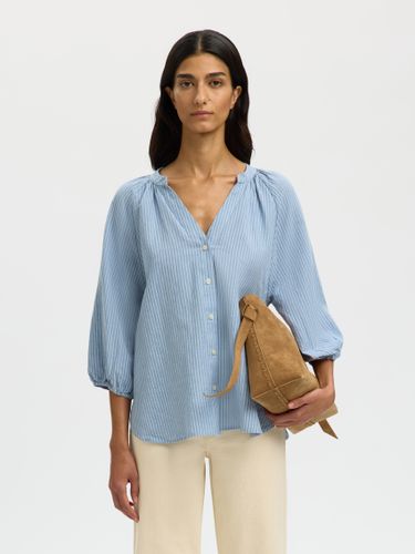 BESTSELLER SLFCLEO-ALBERTA LINEN BLEND SHIRT NOOS