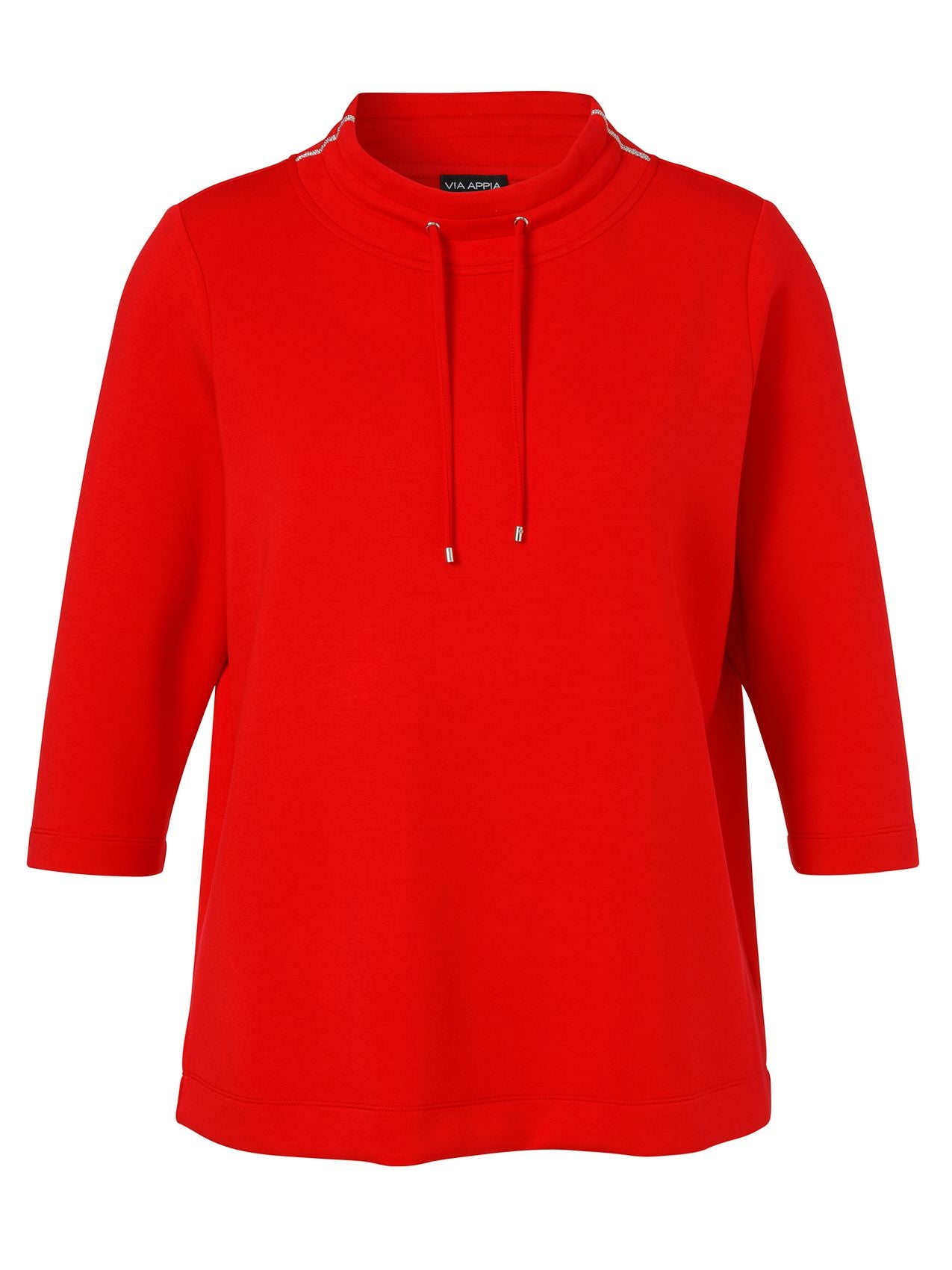Sweatshirt Kragen 3/4 Arm