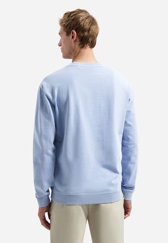 NO EXCESS Sweater Crewneck French Terry Garment Dyed