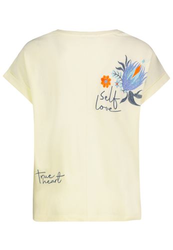 SUBLEVEL Damen, Shirt kurzarm, pastel yellow