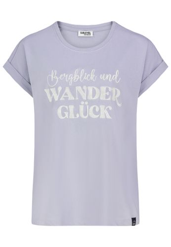 SUBLEVEL Damen, Shirt kurzarm, greyish lavender XL