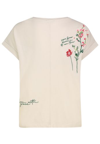 SUBLEVEL Damen, Shirt kurzarm, nude beige