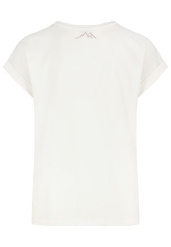 SUBLEVEL Damen, Shirt kurzarm, offwhite