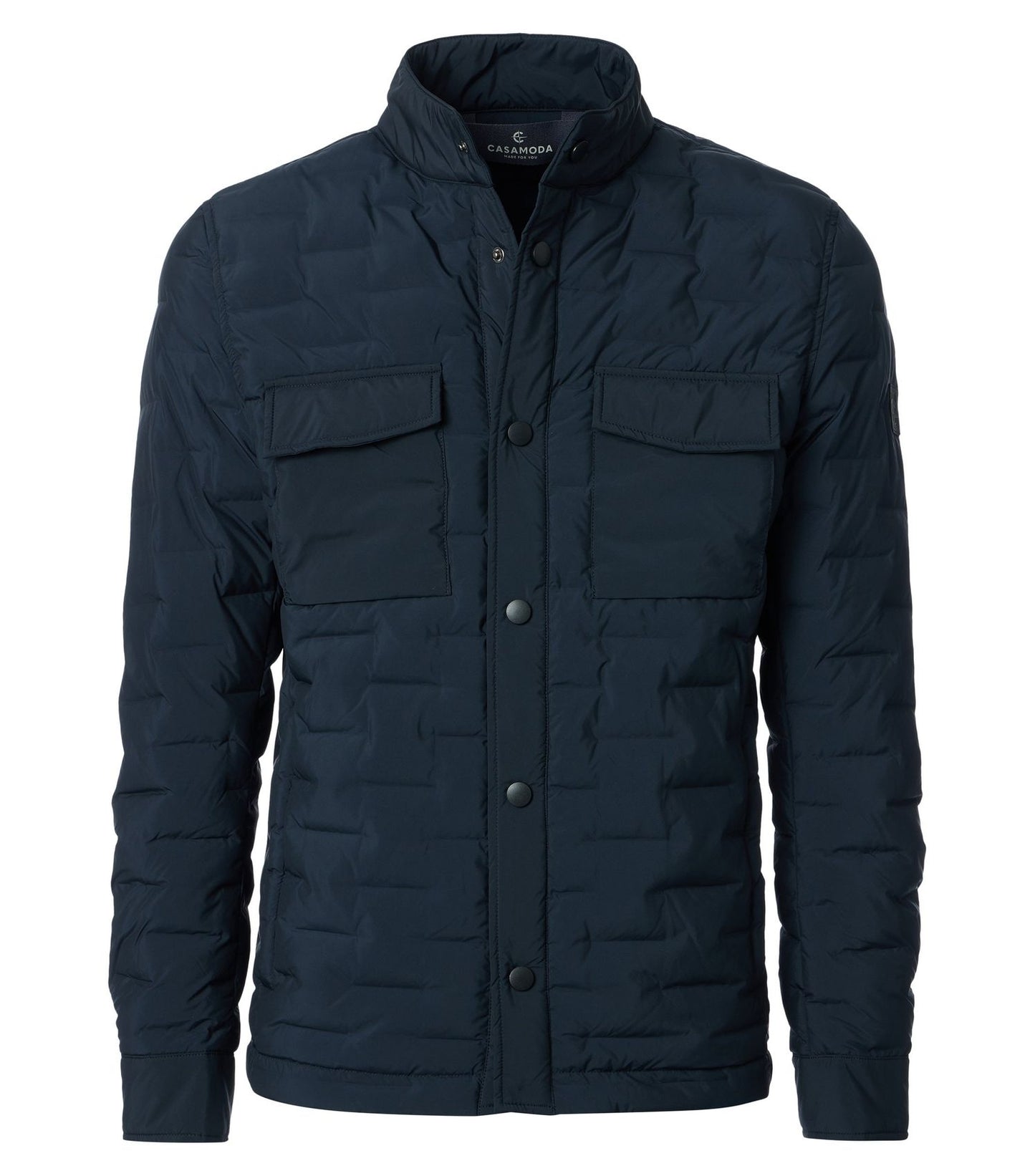 CASA MODA Overshirt Jacke mit zwei Brusttaschen