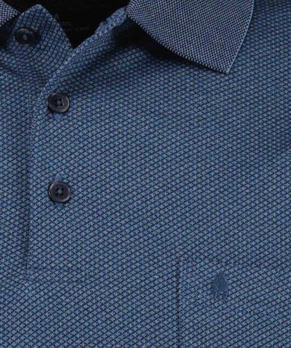 RAGMAN Softknit-Polo "Fischernetz"