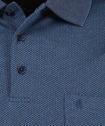 RAGMAN Softknit-Polo "Fischernetz"