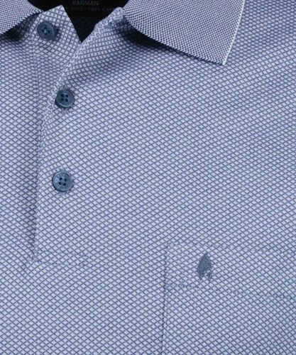RAGMAN Softknit-Polo "Fischernetz"