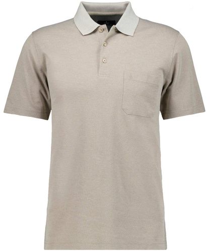 RAGMAN Softknit-Polo "Fischernetz"