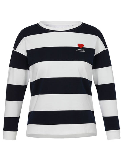 Sweatshirt Rundhals 1/1 Arm Druck
