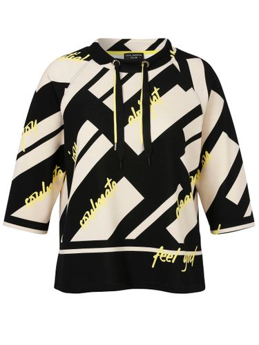 VIA APPIA Sweatshirt Kelchkragen 3/4 Arm Druck 46