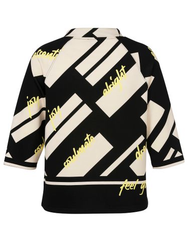 VIA APPIA Sweatshirt Kelchkragen 3/4 Arm Druck