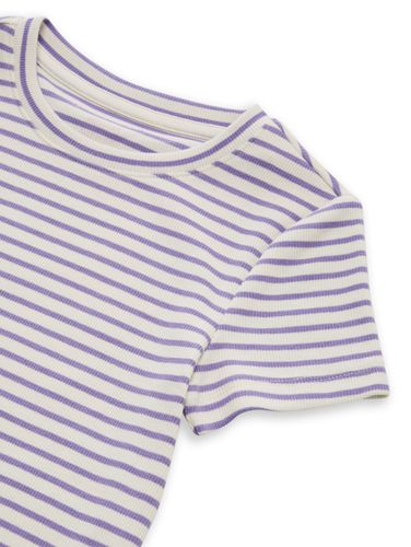 TOM TAILOR Ripp T-Shirt mit Streifenmuster